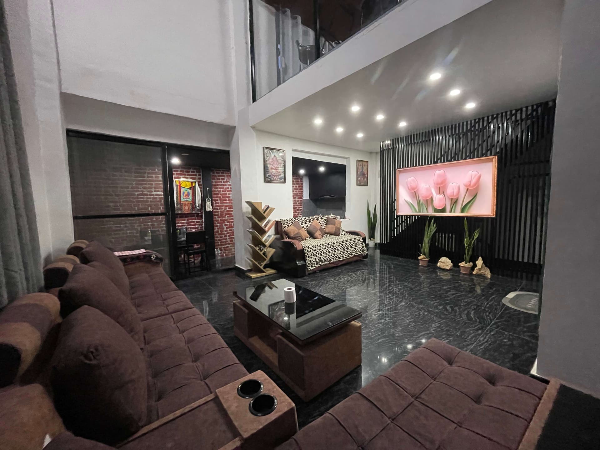Living Room view of Gurung Nest